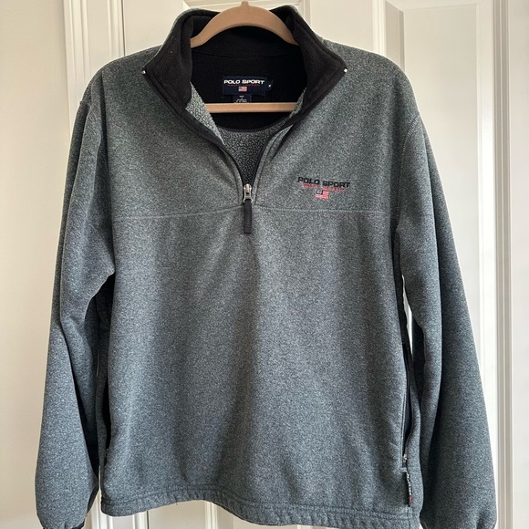 Ralph Lauren Other - Ralph Lauren Polo Sport Men's Gray Zip-Up Polar Fleece